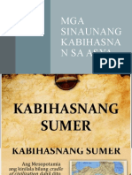 Kabihasnang Sumer, Indus at Shang