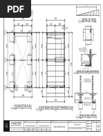 Foundation Plan Roof Beam and Roof Framing Plan: Detail of Truss