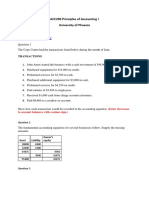 ACC290 Principles of Accounting I