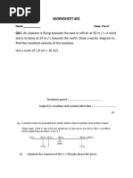 Physics Worksheets