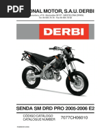 Manual Derbi Senda DRD Pro 2006