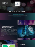 Matriz FODA Y DAFO