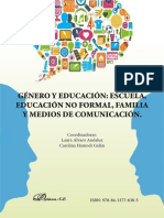 Genero y Educacion. Escuela Educacion No Formal Familia y Medios de Comunicacion