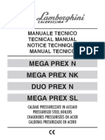 LAMBORGHINI Manuale Tecnico Caldaia MEGA PREX