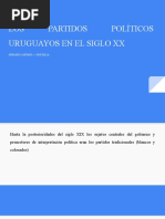 Los Partidos Políticos Uruguayos en El Siglo XX