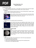 Ekskul Mipas - Rangkuman Materi Benda-Benda Langit Kelas 6 SD