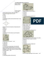 Soal Matematika Kelas 6 Semester 2