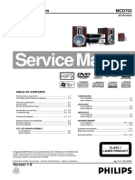 Philips mcd703 55 All. DVD Micro System SM