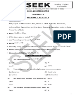 F.sc.I Math Question Bank CH# 2