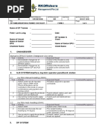 DP - Form 1 DP Familiarisation & Trainee Checklist Rev0