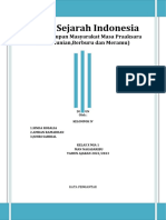 Makalah Corak Kehidupan Masyarakat Masa Praaksara