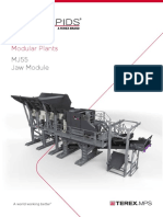 Terex Cedarapids MJ55 Specsheet