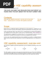 6C HSE Capability Assessment Questionnaire