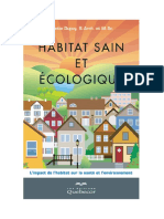 Habitat Sain Et Écologique (Ginette Dupuy Et B. ARCH)