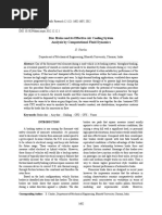 Disc Brake and Its Effective Air Cooling System Analysis by Computational Fluid Dynamics