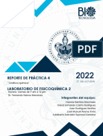 Reporte de Práctica 4 - Fisicoquímica