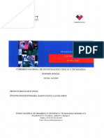 Cdnicyt: Comision Nacional de Investigacion Ciencia Y Tecnologia Version Oficial FECHA: 16/3/2009