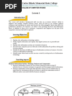 ISEVBS (BSIS 4A) - Lesson 1