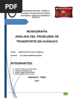 Monografia Transporte Huanuco