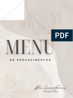 Menu de Procedimentos