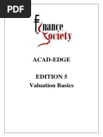 ACAD - EDGE - Edition 5 (Valuation Basics)