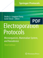 Electroporation Protocols: Microorganism, Mammalian System, and Nanodevice