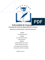 Cuestionario - Telecomunicaciones Iii Unificado