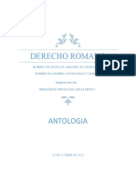 Derecho Romano Antologia