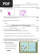 Diffusion and Osmosis Worksheet