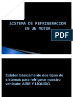 Sistema de Refrigeración de Un Motor