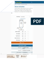 Tank Volume Calculator - Tank Capacitiy Calculator