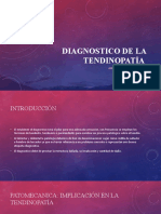 Diagnostico de La Tendinopatia