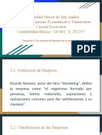 Tema No 2 "La Función de Finanzas en La Empresa"