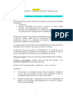 Leccion 1 - Derecho Procesal: Concepto, Fuentes y Regulacion