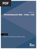 Inspecção W3C Validator