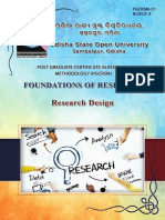 PGCRSM-01-BLOCK-03 Research Design Experimental