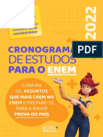 Ebook Cronograma Enem 2022