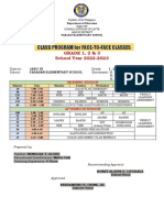 MG Class Program G1,2 & 3 2022-2023