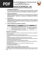 TDR - Contratacion de Servicio de Diseño de Mezclas