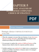 CHAPTER 5 Strategic Analysis of Diversified Companies