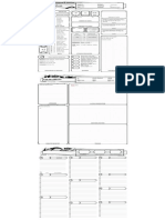 Character Sheet Dungeons & Dragons - D&D 5