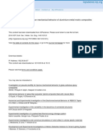 Experimental Investigations On Mechanical Behavior