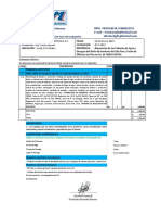 Reparacion de La Tuberia de Agua y Desague Del Baño de Hombres Del 2do Piso y Techo de Oficinas Del 1er Piso en S1 Frutales.