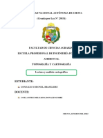 Lectura y Análisis Cartográfico