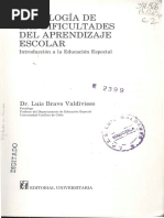 Psicologia de Las Dificultades Del Aprendizaje Escolar