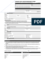 DXN Distributorship Data Update Request Form - Version 4