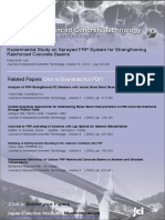 Experimental Study On Sprayed FRP System For Strengthening Reinforced Concrete Beams