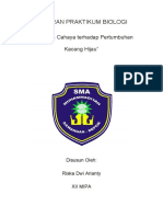 Laporan Praktikum Biologi Xii Mipa