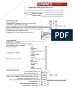 Formulario Estudiante SIMPADE 2017 PDF