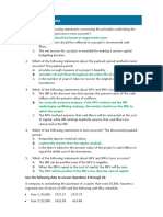 Capital Budgeting - Homework-2 Answers